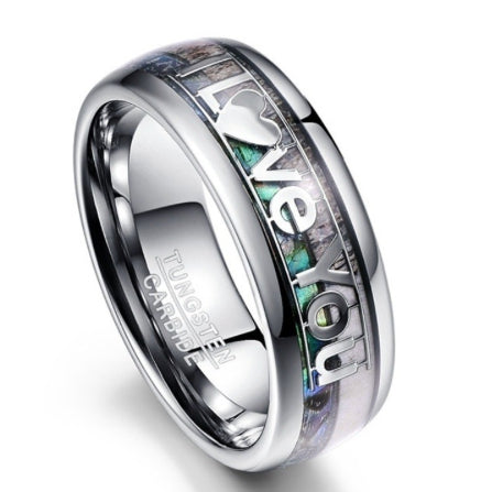 Mans- en Dames Modieuse Minimalistiese Ring