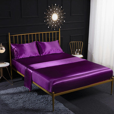 Satyn Beddegoedstel Koningin Koning Grootte Bed Toegeruste Lak 4 Stukke