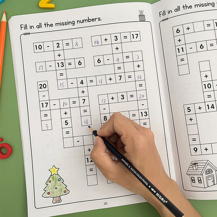 32 Bladsye A4 Basiese Tel Kundige Leer Oefenboek
