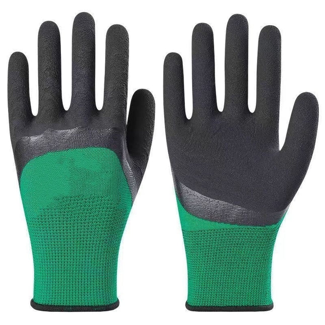 Wear-resistant Labor Protection Breathable Non-slip Work Site Rubber Rubber Gloves
