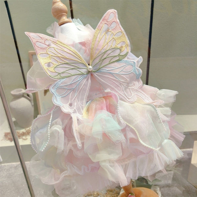 Girls Fashion Personality Butterfly Wings Dress