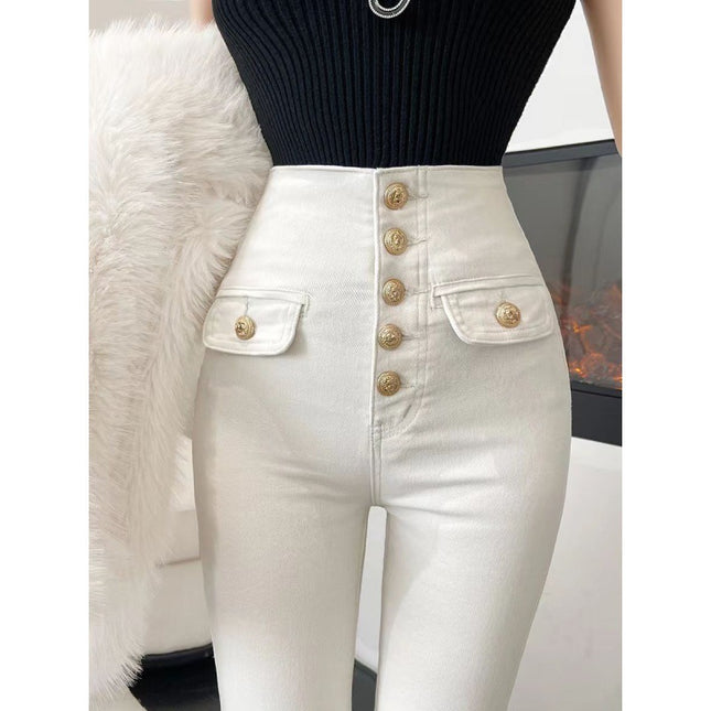 Slimming Stretch Tight Pants Skinny Pants Pencil Pants Trousers