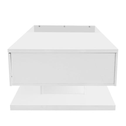 Koffietafel, Hoogglans Wit. Bytafels, Koffietafels Met Glas En LED