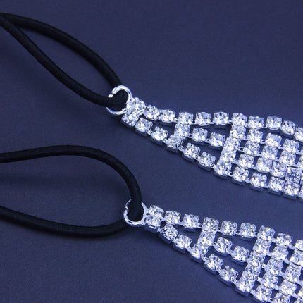 Flits Diamant Strass Rekbare Haarband Haarbykomstighede Vyf Rye Diamante