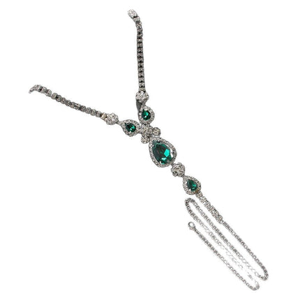 Vrouemode Diamantversierde Pantylyfketting