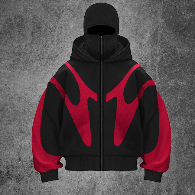 Double Hood Unique Design Hooded Sweater Autumn And Winter Men And Women