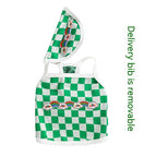 Green And White Plaid / L