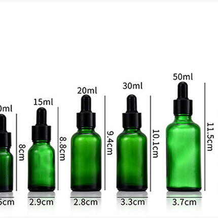 Glass Fine Oil Bottle Avoid Light Glue Head Dropper Bottle  Stock Bottling Cosmetics