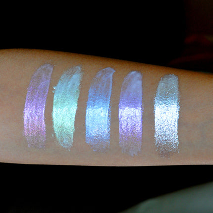 5 Colors Aurora Chameleon Highlighter 3D Shine Shimmer Eyeshadow Bronzer Contour Cream Rainbow Highlighting Beauty Cosmetics