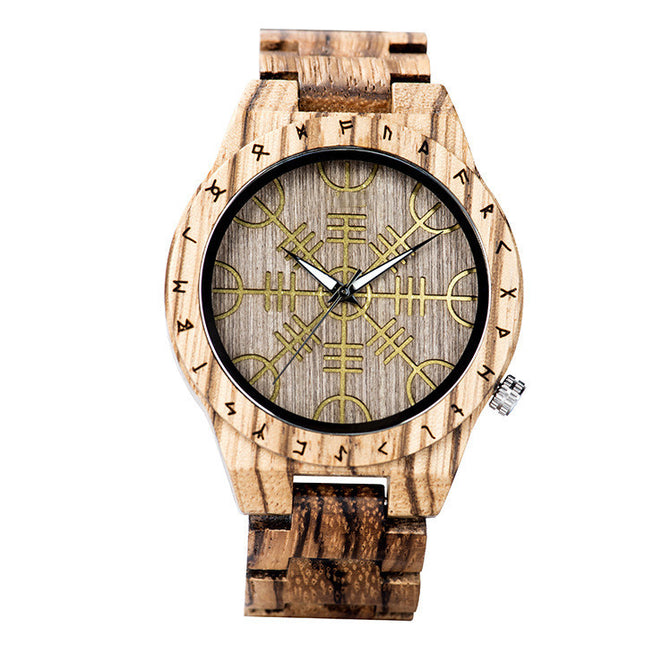Leisure Ebony All Wood Watch