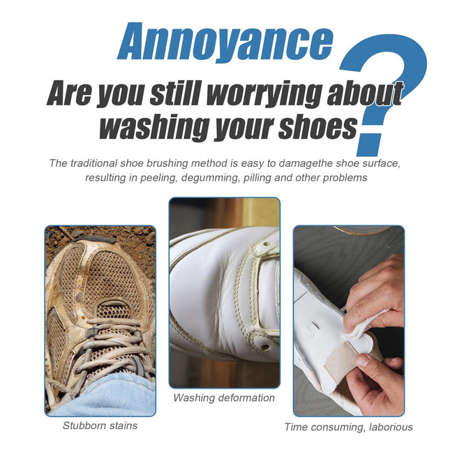 Nettoyant multifonctionnel anti-jaunissement pour chaussures blanches, élimination des taches