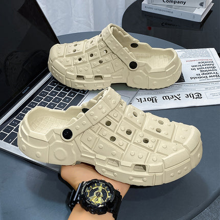 Hole Shoes Simple Non-slip Thick Bottom Wear-resistant