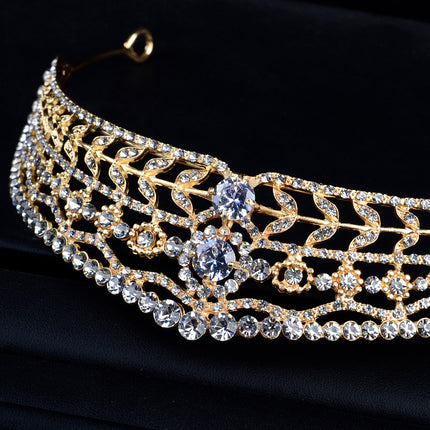 Bruidshoofbedekking Barok Koreaanse Trou Diamante Individueel Toegemaak