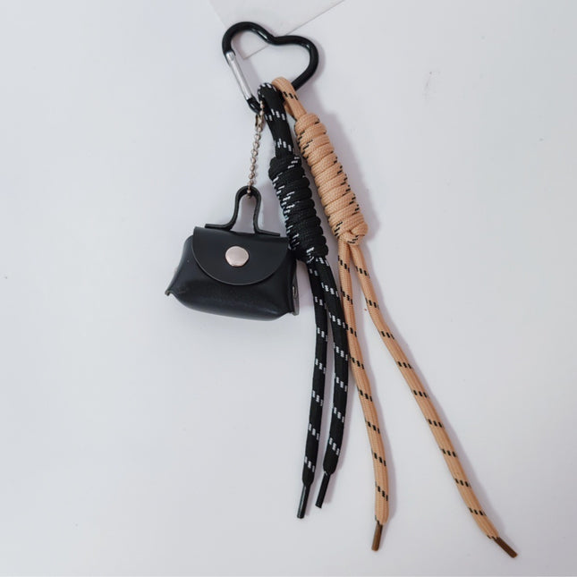 New Woven Rope Bag Pendant Dog Keychain