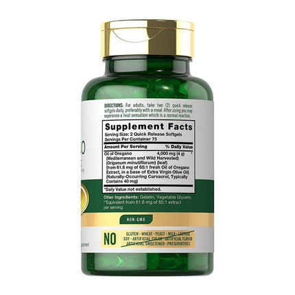 Gesondheidsorgprodukte Oregano-oliekapsule Voedingsaanvulling Sagte Kapsules