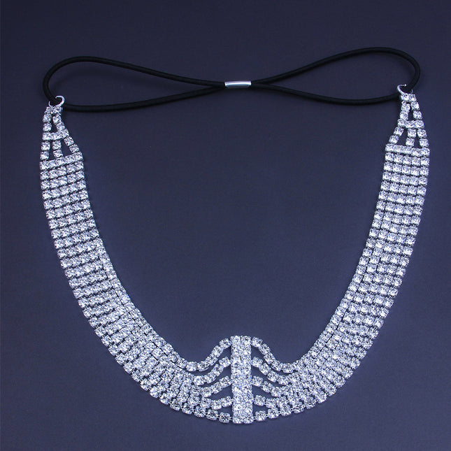 Flits Diamant Strass Rekbare Haarband Haarbykomstighede Vyf Rye Diamante