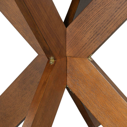 Ronde Eetkamertafel Moderne Plaasstyl Kombuistafel, Kersetrouthout