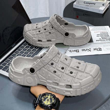 Hole Shoes Simple Non-slip Thick Bottom Wear-resistant