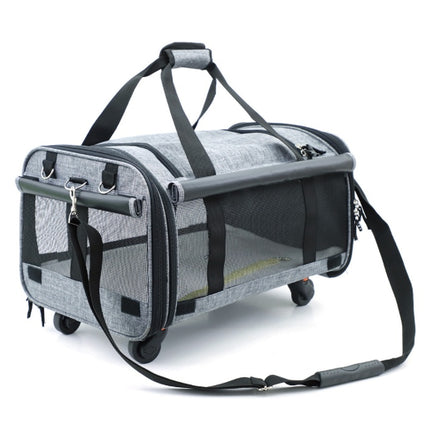 Universal wheel folding travel cat bag