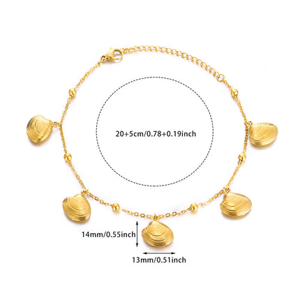 Dolphin Starfish Shell Pendant Ocean Series Anklet
