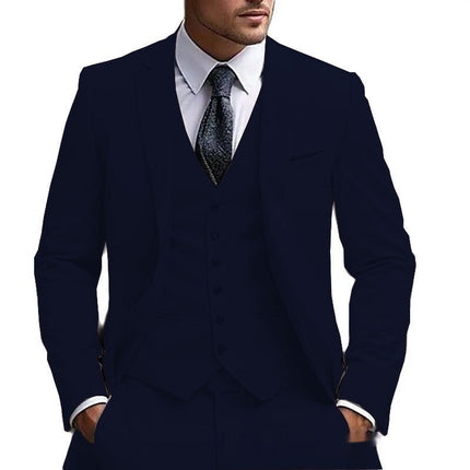 European And American Plus Fat Foreign Trade Plus Size Suit Three-piece Suit