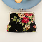 Medium Double Rose Black 1pc