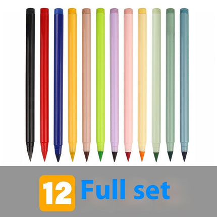 Kleur Ewigdurende Potlood 12 Kleure Uitveebare Kleurlood