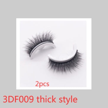 Herbruikbare 3D Nertswimpers Natuurlike Valse Wimpers Selfklevende Valse Gomvrye Grimering Wimpers Uitbreiding Sy