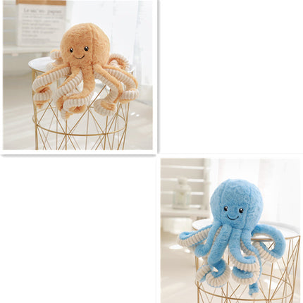 Lovely Simulation Octopus Pendant Plush Stuffed Toy Soft Animal Home Accessories Cute Doll Children Gifts
