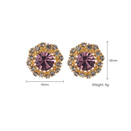 Earrings Frosted Shell Beads Solid Color