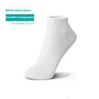 White Short Tube Pair / Average Size