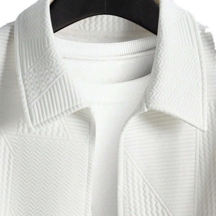 Men's Fashion Comfortable Solid Color Shirt Coat