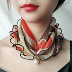 Red Coffee Color Stripes