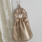 Khaki bearsmall towel / 36x25cm