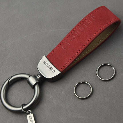 Car Key Ring Genuine Leather Pendant