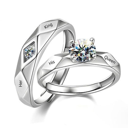 Ringe Opening Trou Simulasie Diamant Ring