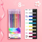 8 Kleur Flits Pen