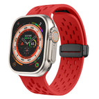 Rooi / 38 tot 40 tot 41 mm swart gespe