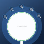 White / USB / 10W