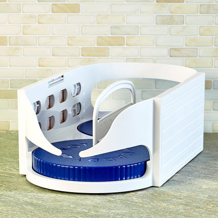 Double Roller Rotating Storage Box Bathroom Multi-function Rack Roto Caddy Swivel Organizer Kitchen Racks