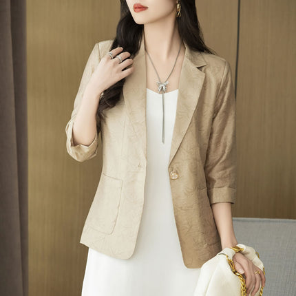 Summer Tencel Women's Suit Jacket