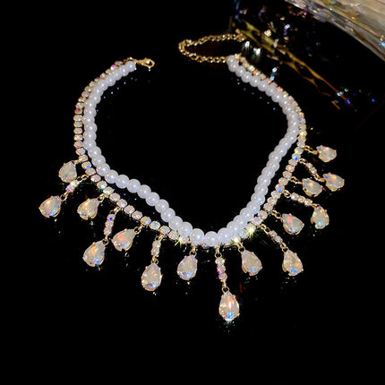 Diamantblom Kwassie-ketting Ligte Luukse Hoëgraadse Truiketting