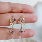 Gold plated earrings