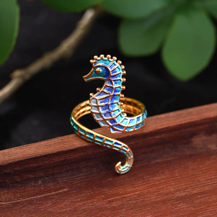 Serpentyn Nis Vlekvrye Staal Seeperdjie Oop Ring