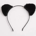 Kitten Ear Hair Band Black