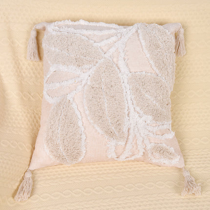 Throw Pillow Leaf Home Living Room Sofa Bed Cushion Tufted Throw Pillowcase