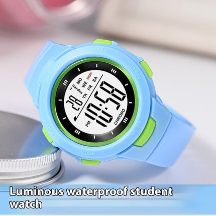 Mode Pennespyt Gesp Liggewende Waterdigte PU-Band Student Elektroniese Horlosie
