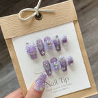 Extra Small XS / Purple Iris Tectorum Butterfly