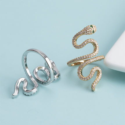 New Japanese And Korean-style Fashionable Minimalist Multicolor Zircon Ring