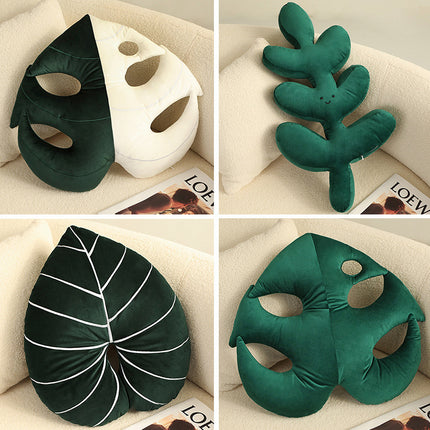 Groen Plant Kussing Huis Filodendron